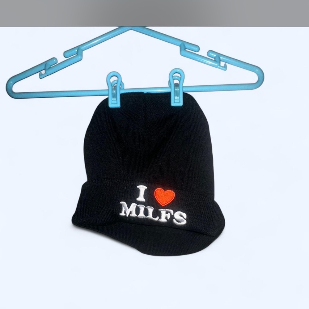 Black Beanie with Design